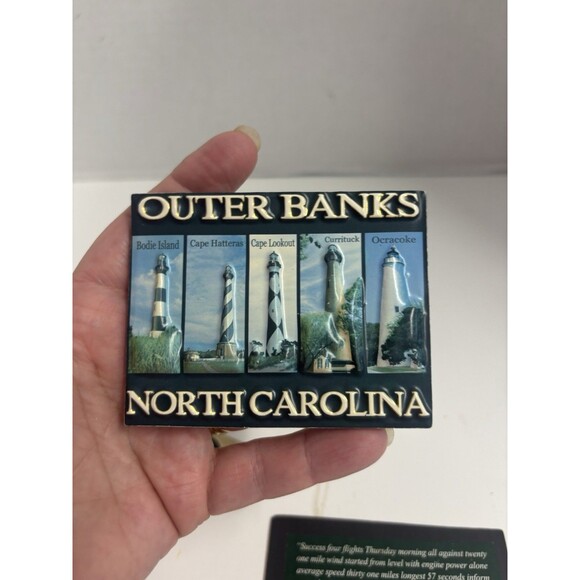 4 Lot Magnets Places New York North Carolina - Picture 4 of 5